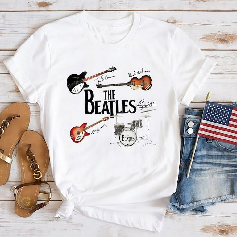 Vintage beatles shirt hot sale
