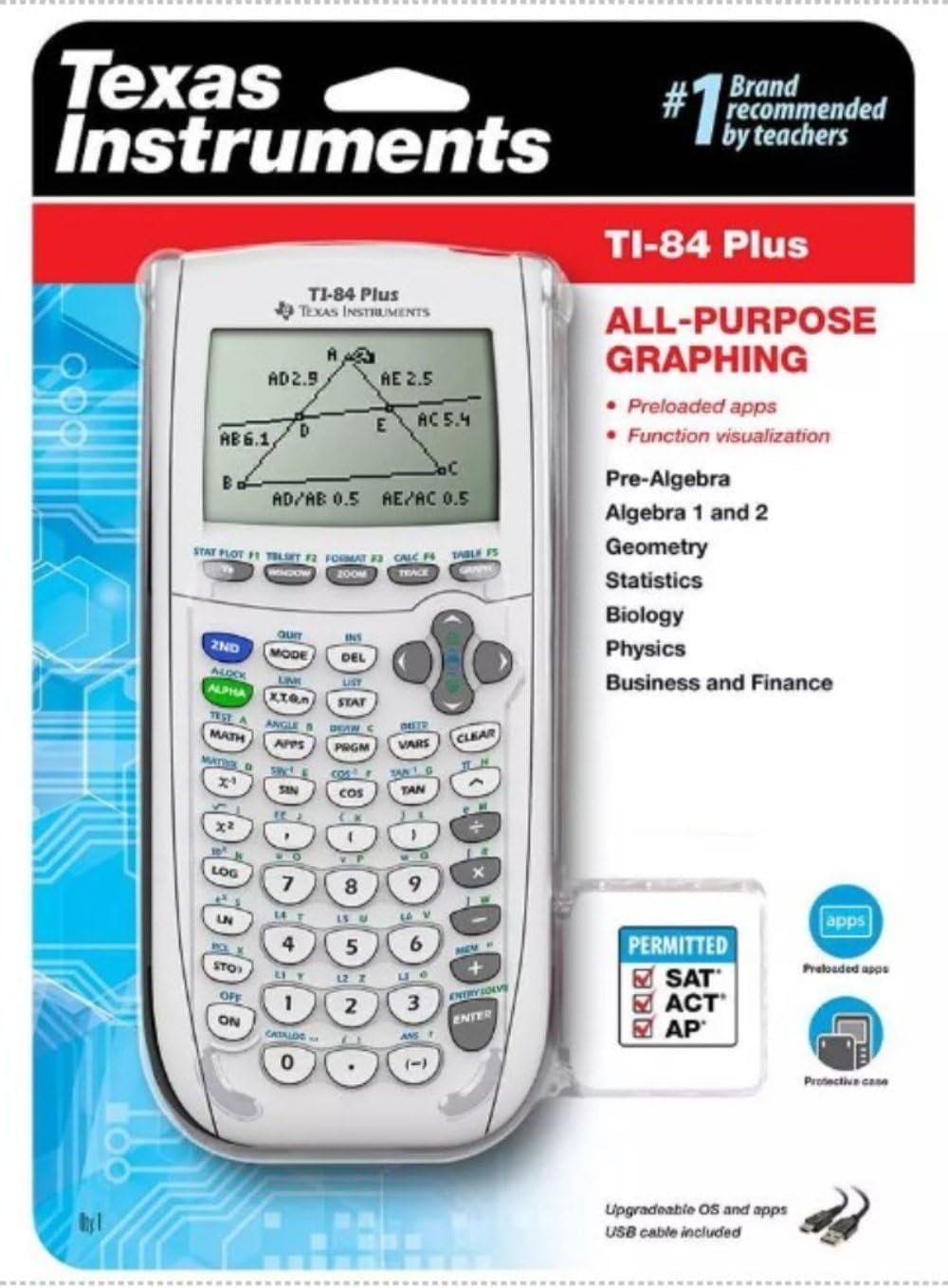 Instruments Ti84 Plus Graphing Calculator, White