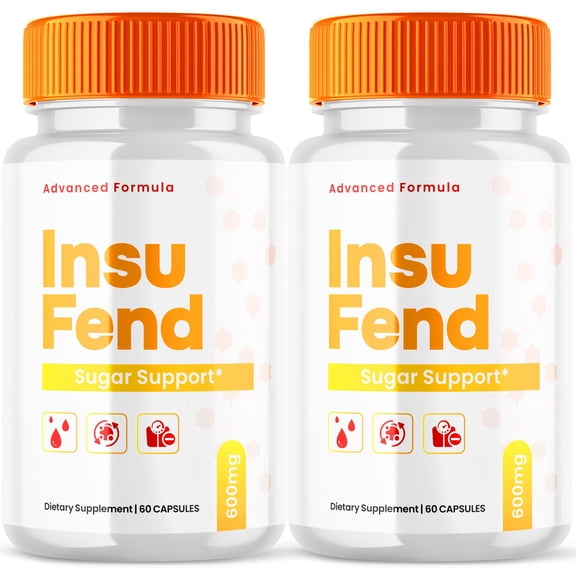 InsuFend Advanced Glycogen Supplement All Natural Circulation Support 120 Capsules