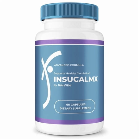 Insucalmx Capsules - Official Insu Calmx Pills to Maintain Overall Health, All Natural Blood Formula For Healthy and Stable Levels, Insu Calm X Review (60 Capsules)