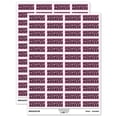 thumbnail image 1 of Insufficient Address Letter Mail Sticker Set - Light Pink - Gloss Finish - 1.25" Mini, 1 of 7