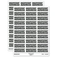 thumbnail image 1 of Insufficient Address Letter Mail Sticker Set - White - Gloss Finish - 1.75" Medium, 1 of 7