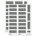 thumbnail image 1 of Insufficient Address Letter Mail Sticker Set - White - Gloss Finish - 2.00" Large, 1 of 7
