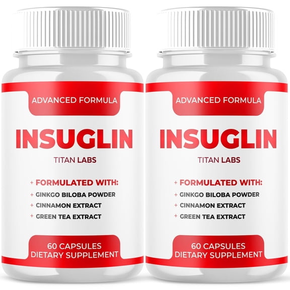 Insuglin Advanced Formula Blood Support for Health and Wellness 120 Capsules