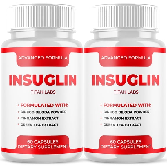 Insuglin Advanced Formula Blood Support for Health and Wellness 120 Capsules