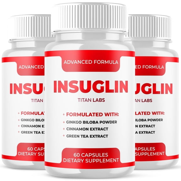 Insuglin Advanced Formula Blood Support for Health and Wellness 180 Capsules
