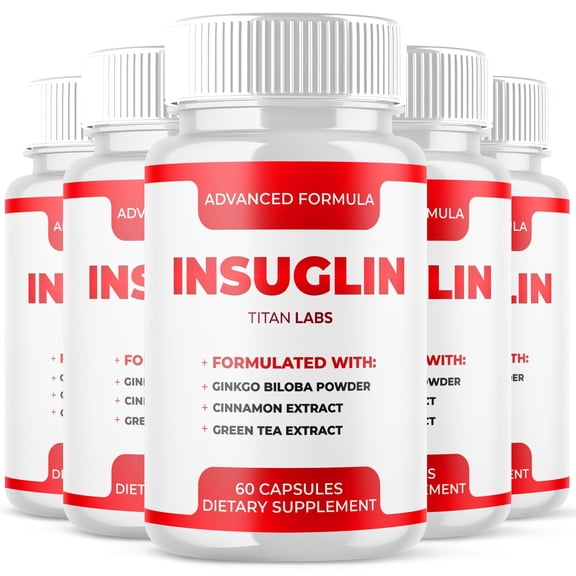 Insuglin Advanced Formula Blood Support for Health and Wellness 300 Capsules