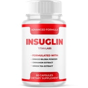 Insuglin Advanced Formula Blood Support for Health and Wellness 60 Capsules