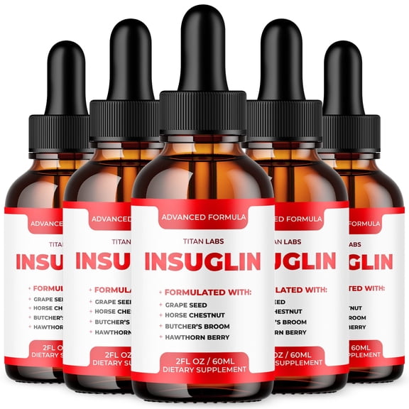 Insuglin Advanced Formula Drops Blood Balance Support Supplement 150 Servings