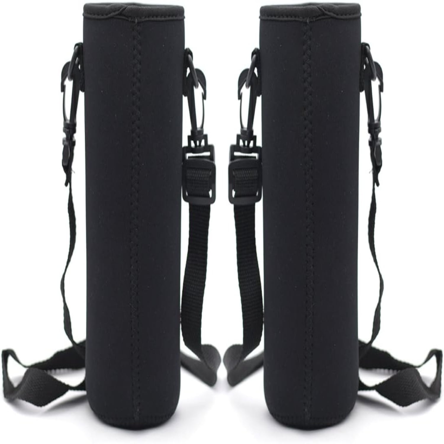 Insulated 32 oz Neoprene Glass Water Bottle Cooler Sleeve 2 Pack