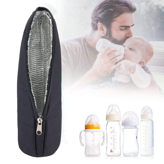 Insulated Baby Nursing Bottle Bag, Warmer Or Cooler, Portable Breast Milk Storage Baby Feeding Bottle Travel Holder
