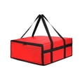 thumbnail image 1 of Insulated Bag Large Capacity Pizza Delivery Bag - Red, Pizza Bags for Transport 20x20x8 Inch Insulated Non Woven Cloth Pizza Bag for Outdoor Picnic, 1 of 5