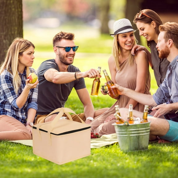 Insulated Bag, Lunch Cooler Tote, Keeps Food Fresh on the Go, Ideal for Picnics and Outdoor Events, Good for Commuters and Travelers