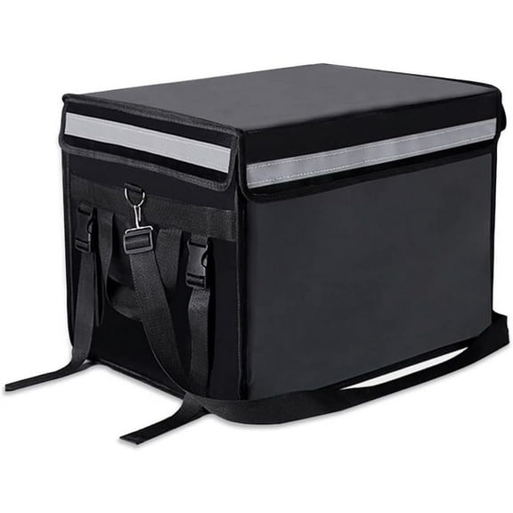 Insulated Bags For Food Delivery XXXL- 20.5" x 16.5" x 16.5", Commercial Insulated Food Delivery Bag w/Divider, Waterproof & Foldable Catering Bag Food Deliveries, 15 inch Pizza Delivery Bag