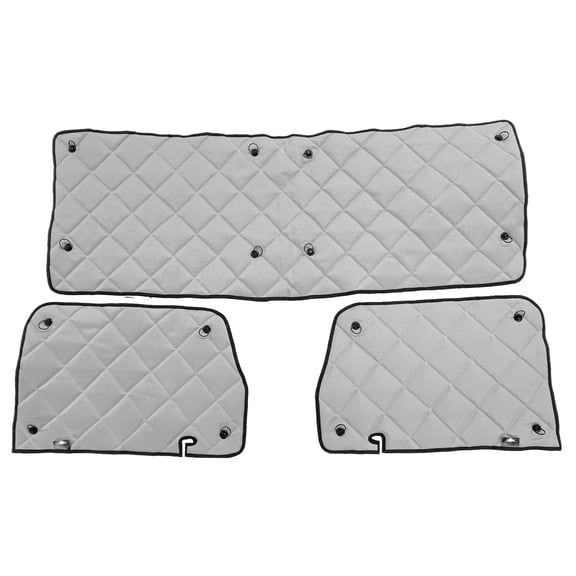 Insulated Blackout Window Covers by ZenEclipse (1135 Series) Fits Peterbilt