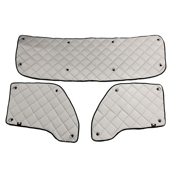 Insulated Blackout Window Covers by ZenEclipse (1324 Series) Fits Peterbilt