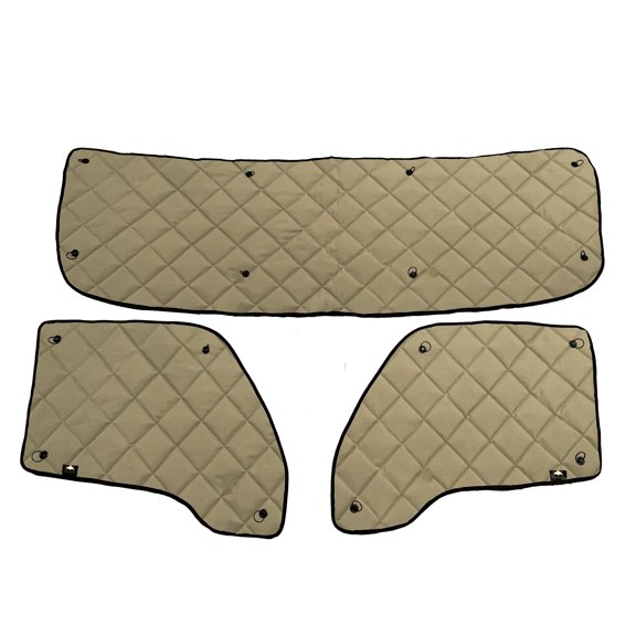 Insulated Blackout Window Covers by ZenEclipse (1324 Series) Fits Peterbilt