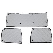 ZenEclipse Insulated Blackout Window Covers 1341 Series Fits Peterbilt, Gray