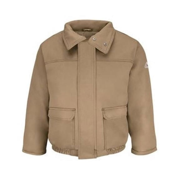 Insulated Bomber Jacket, Grey - 3XL