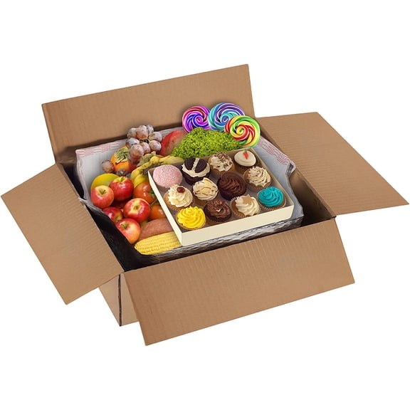 Insulated Box Liners Metalized Thermal Cold Shipping 100 count 6 x 6 x 6 in with Adhesive Strip