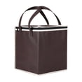 thumbnail image 1 of Insulated Cake Bag, Non Woven Zipper Cooler with Aluminum Foil Thermal Lining, 35 x 35 x 40 cm Portable Carrier for Cake Pizza Catering Outdoor Picnic and Food Transport Use, 1 of 7