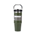 thumbnail image 1 of Insulated Car Mug, Large Stainless Steel Vacuum Tumbler with Handle and Straw Lid, Portable Travel Cup for Hot and Cold Drinks, Wide Mouth Design for Office and Outdoors, 1 of 8