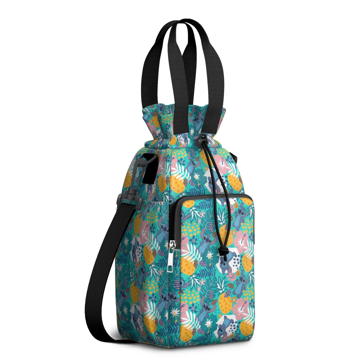 Insulated Cartoon Water Bottle Carrier Bag Sleeve with Strap Crossbody for 20/24/32/40oz Tumbler,Cartoon Movie Water Bottle Holder Sling Bag with Pocket Gifts for Women Men Adults