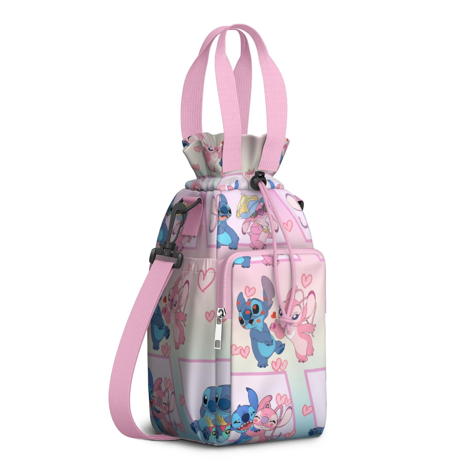 Insulated Cartoon Water Bottle Carrier Bag Sleeve with Strap Crossbody for 20/24/32/40oz Tumbler,Cartoon Movie Water Bottle Holder Sling Bag with Pocket Gifts for Women Men Adults