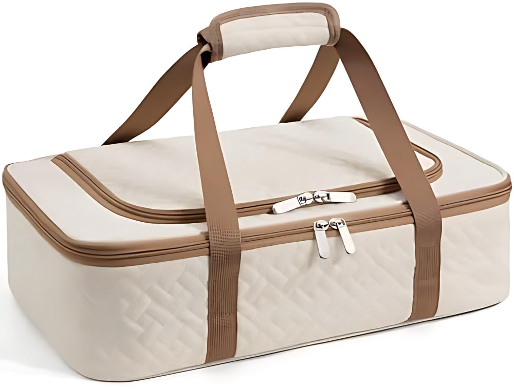 Insulated Casserole Carrier - Beige