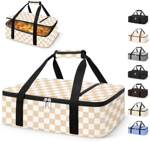 Insulated Casserole Carrier – Portable Tote for Hot or Cold Food