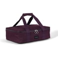 thumbnail image 1 of OMH ORGANIZE MY HOME Insulated Casserole Carrying Case, Burgundy, Reusable Lunch Bags & Boxes, 1 of 7
