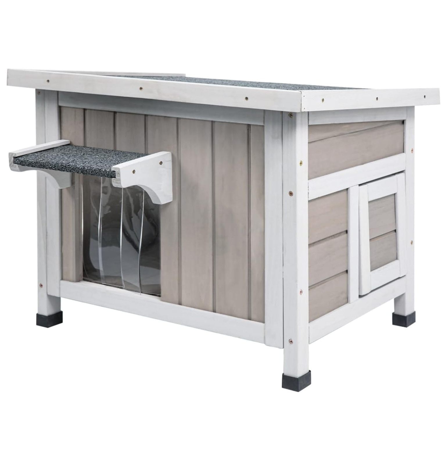 Outdoor Insulated Cat House Weatherproof For