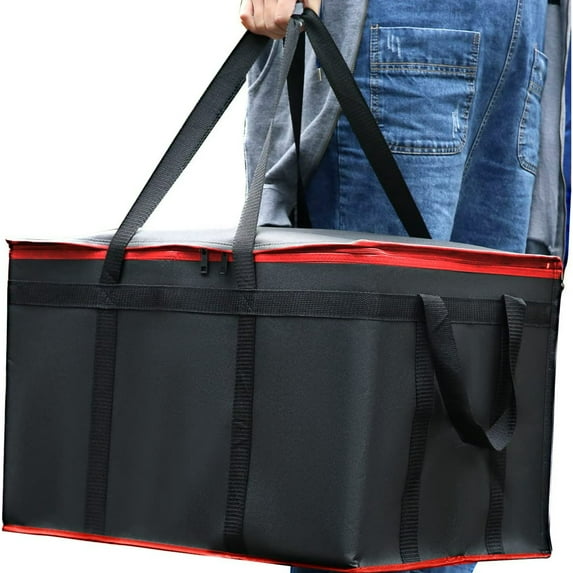 Insulated Catering Bag,XXXL Insulated Food Delivery Bag Cooler Bags Keep Food Warm Catering Therma for Doordash Cooler Bags Therma Shopper Accessories