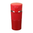 thumbnail image 1 of Insulated Coffee Cup 400 ml Stainless Steel with One-Click Lid and Insulated Rubber Cover for Car or Home Use, 1 of 6