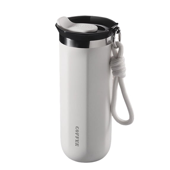 Insulated Coffee Cup with Lid 17 fl oz Vacuum Double-Layer Stainless Steel Travel Coffee Cup for Hot and Cold Drinks