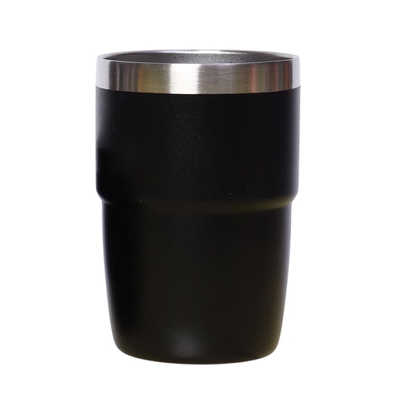 Insulated Coffee Mug, Stainless Steel Travel Tumbler with Spill Proof Lid Double Wall Vacuum Coffee Cup for Hot and Cold Beverage Drinks, Black