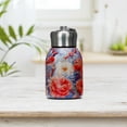 thumbnail image 1 of Insulated Coffee Mug Travel, Birds and Flowers Art Stainless Steel Tumbler, 1 Count, 10 fl oz, 5.1 Inch, Portable Tea Infuser Bottle for Car, Hiking, Nature Lover, Hot Cold, 1 of 5