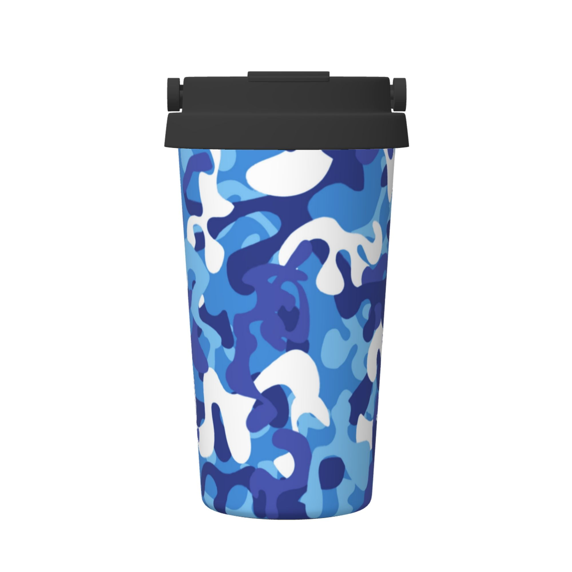  Camouflage Camo Eagle Travel Coffee Mug with Handle and Lid  Double Wall Insulated Tumbler Cup : Home & Kitchen