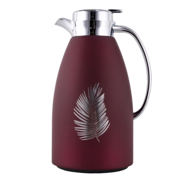 Insulated Coffee Server,Glass Lined Thermal Carafe,Thermal Tea or Water Dispenser,Vacuum Kettle for Hot Drinks,Milk Jug Thermal Tea Pot Beverage Dispenser