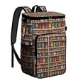 thumbnail image 1 of Insulated Cooler Backpack 20L - High Capacity Leakproof Soft Cooler Bag for Camping, Beach & Picnic, Long-Lasting Insulation Keeps Food & Drinks Cold/Hot 20H, Durable Oxford Bookcase, 1 of 5