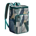 thumbnail image 1 of Insulated Cooler Backpack,Cooler Bag Insulated Leak Proof Travel Cooler Bag Waterproof Lunch Picnic Beach Work Trip Thermal Bag Drink Beverage Beer Bag Cooler marble Modern Geometric Flowers Abstract, 1 of 6