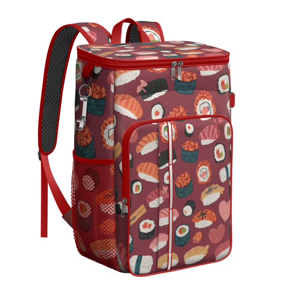 Insulated Cooler Backpack,Cooler Bag Insulated Leak Proof Travel Cooler Bag Waterproof Lunch Picnic Beach Work Trip Thermal Bag Drink Beverage Beer Bag Cooler Sushi