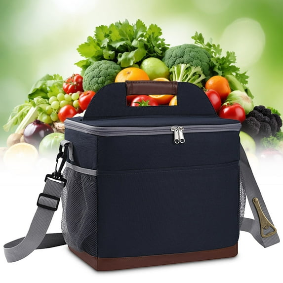 Insulated Cooler Backpack Leakproof Soft Cooler Bag, 30 Can Large Capacity Backpack Cooler, Long Cooling Portable Ice Pack for Picnic, Camping, Beach, Hiking and Travel