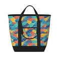 thumbnail image 1 of Insulated Cooler Bag, Colorful Fish 1 Large Freezer Cooler Tote Bags Insulated for Food, Insulated Grocery Shopping Bags with Zippered Top for Travel School Picnic, 1 of 8