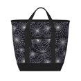Insulated Cooler Bag, Halloween spiderweb cobweb Stylish Large Freezer