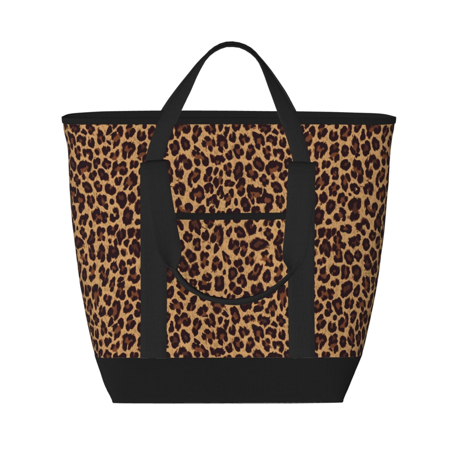Insulated Cooler Bag - Leopard Print Large Freezer Cooler Tote Bags ...