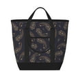 thumbnail image 1 of Insulated Cooler Bag - Paisley Pattern No.90126 Large Freezer Cooler Tote Bags Insulated for Food, Insulated Grocery Shopping Bags with Zipper Top for Travel Picnic Beach, 1 of 8