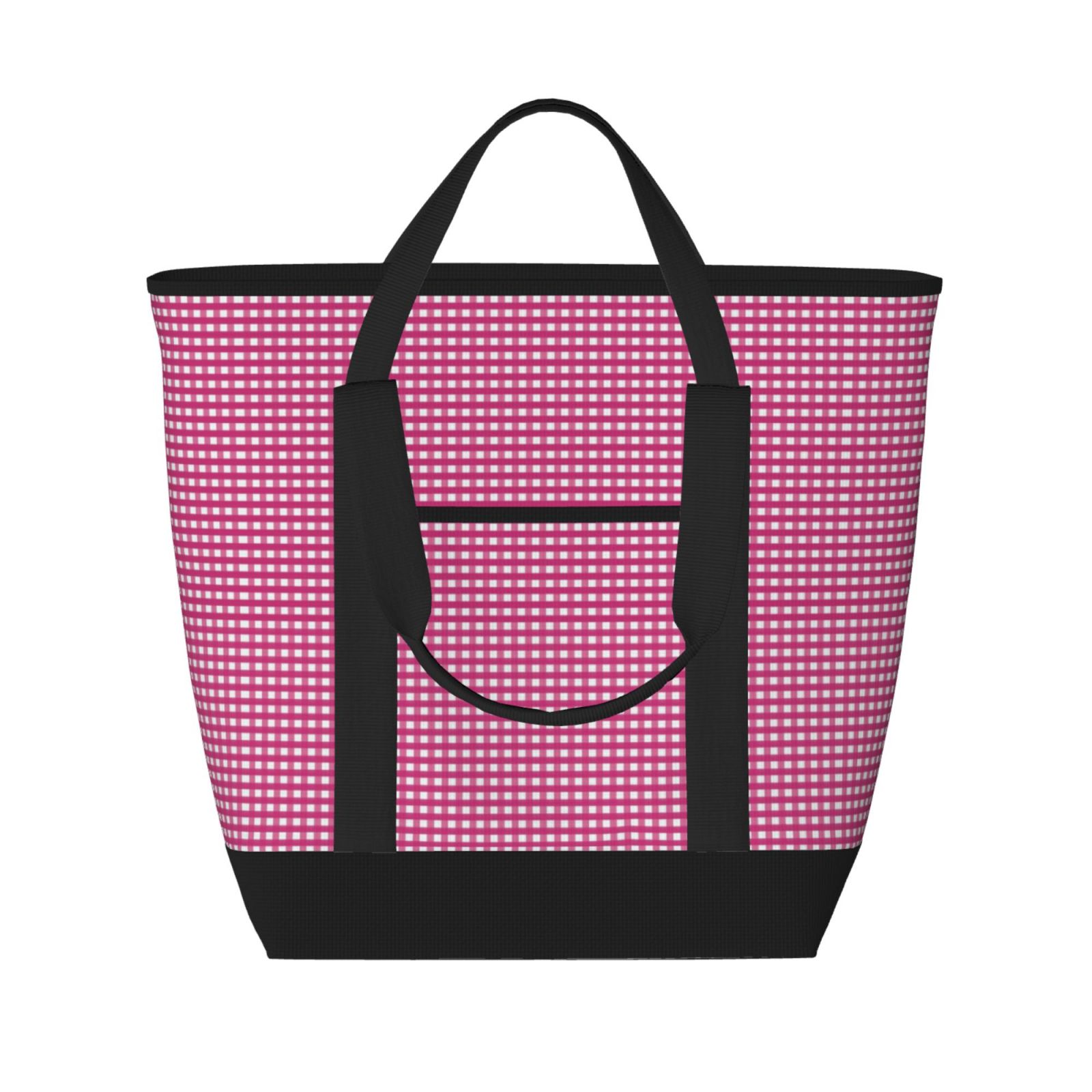 Take Away Insulated Bag- Gingham Pink