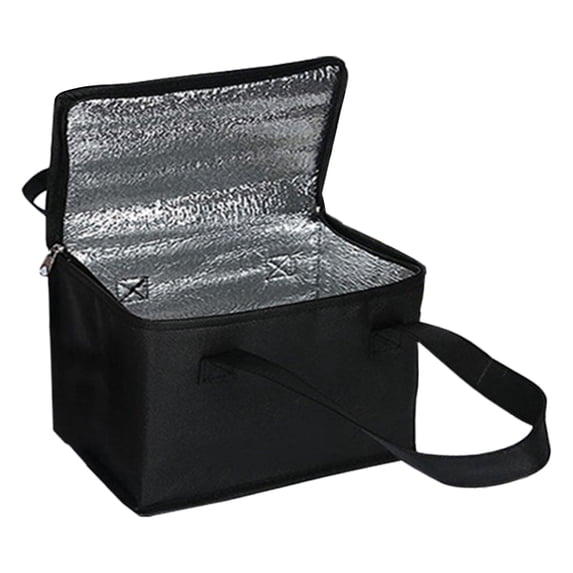 Insulated Cooler Bag Polyester With Heavy Duty PEVA Liner Leak Resistant Zipper Double Walled Closed Cell Insulation Foldable For Grocery Outdoor Use Keeps Drinks Cold Up To 24 Hours