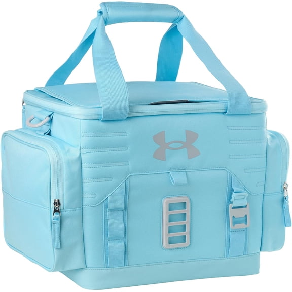 Insulated Cooler with Quick-Access Lid and Fence Hooks, 24-Can Capacity